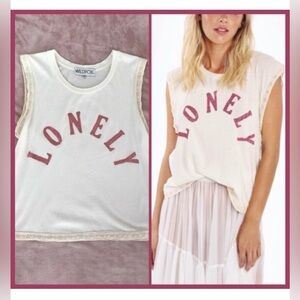 Wildfox Barback “Lonely" tank top